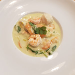 Marmite du pêcheur, riz.