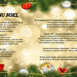 MENU NOEL 2025