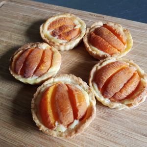 Tartelette aux mirabelles. ( A partir du mardi ).