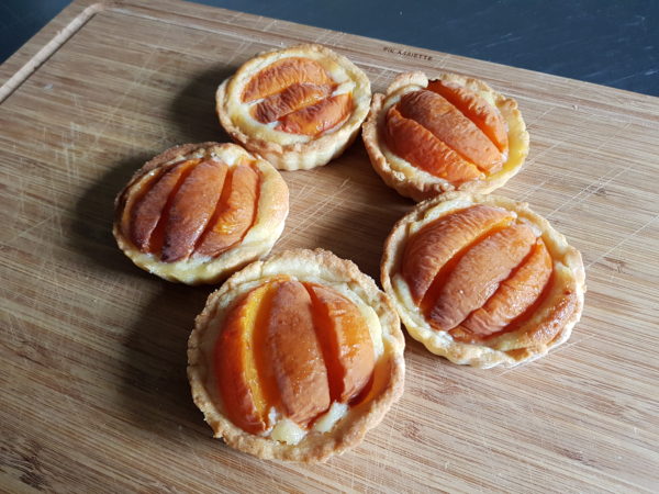 Tartelette aux mirabelles. ( A partir du mardi ).