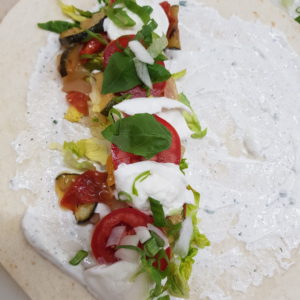 ( Uniquement sur commande ). Wrap tomate, mozzarella..