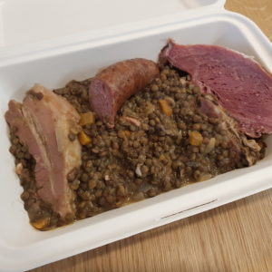 Mon petit fumé aux lentilles.