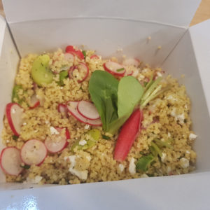 Taboulé printanier . ( A partir du mercredi ).