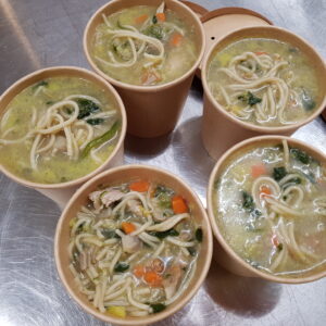 Bouillon de pot au feu, pâtes. ( A partir du mercredi.)